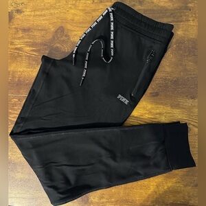 PINK Victoria's Secret ULTIMATE Classic Black Joggers